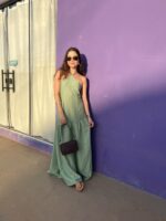 VESTIDO LONGO ASSIMÉTRICO VERDE | PRIMAVERA–VERÃO
