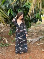 VESTIDO LONGO EM TULE ESTAMPADO - Imagem 4