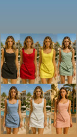VESTIDO ALFAIATARIA PRIMAVERA VERÃO - Imagem 8