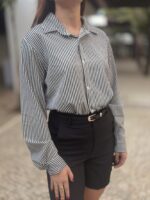 CAMISA LISTRADA P&B | PRIMAVERA–VERÃO - Imagem 5