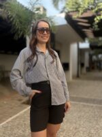 CAMISA LISTRADA P&B | PRIMAVERA–VERÃO - Imagem 4